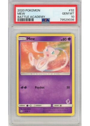 Mew Battle Academy Mewtwo Deck 32/68 PSA 10