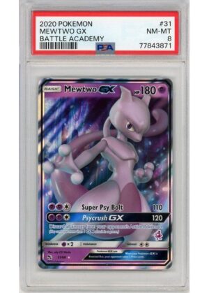 Mewtwo GX Battle Academy Mewtwo Deck 31/68 PSA 8