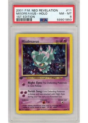Misdreavus 11/64 1st Edition PSA 8