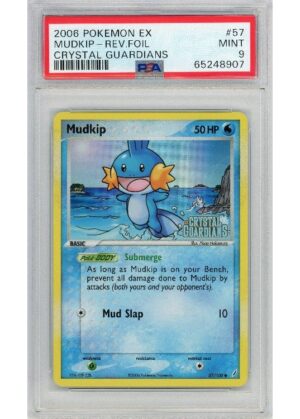 Mudkip 57/100 Reverse Foil PSA 9