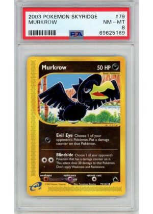 Murkrow 79/144 PSA 8