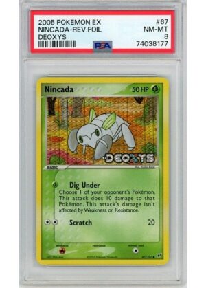 Nincada 67/107 Reverse Foil PSA 8