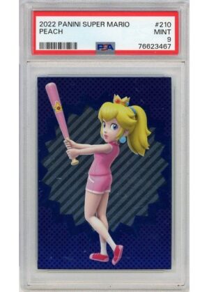 Peach  (Panini Super Mario) 210 PSA 9