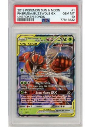 Pheromosa & Buzzwole GX 1/214 PSA 10