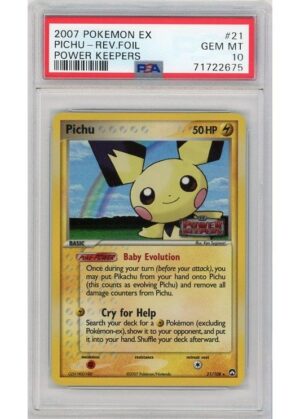 Pichu 21/108 Reverse Foil PSA 10