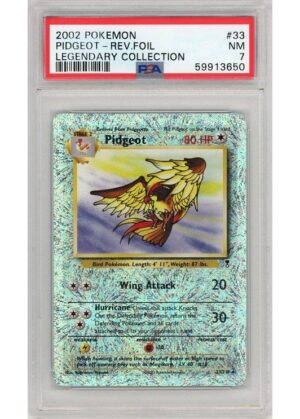 Pidgeot 33/110 Reverse Foil PSA 7