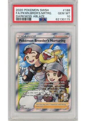 Pokémon Breeder's Nurturing 188/189 PSA 10
