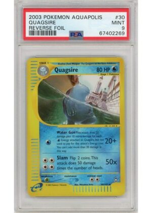 Quagsire 30/147 Reverse Foil PSA 9