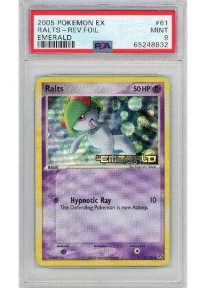 Ralts 61/106 Reverse Foil PSA 9