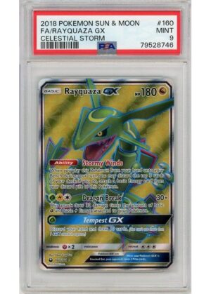 Rayquaza GX 160/168 PSA 9