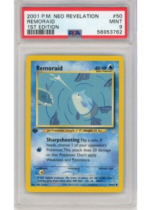 Remoraid 50/64 1st Edition PSA 9