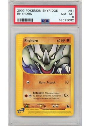 Rhyhorn 91/144 PSA 8