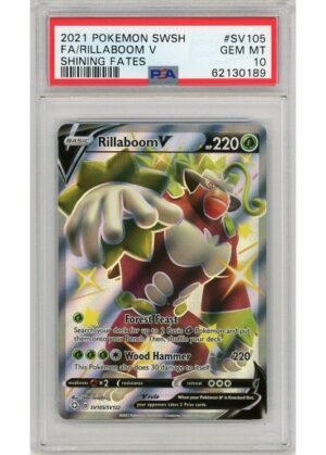 Rillaboom V SV105/SV122 PSA 10