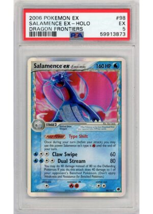 Salamence ex &delta; 98/101 PSA 5