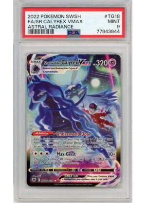Shadow Rider Calyrex VMAX TG18/TG30 PSA 9