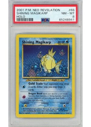 Shining Magikarp 66/64 PSA 8