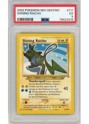 Shining Raichu 111/105 PSA 5