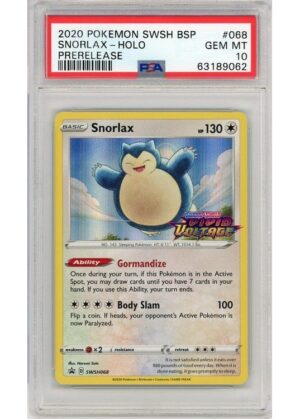Snorlax SWSH068 PSA 10