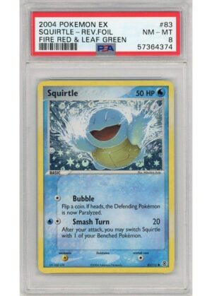 Squirtle 83/112 Reverse Foil PSA 8