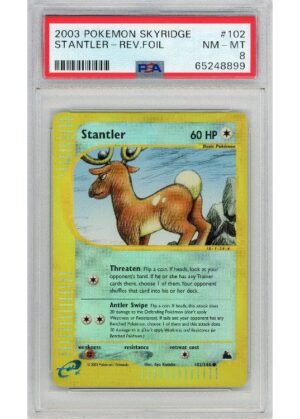 Stantler 102/144 Reverse Foil PSA 8