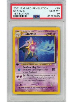Starmie 25/64 1st Edition PSA 10