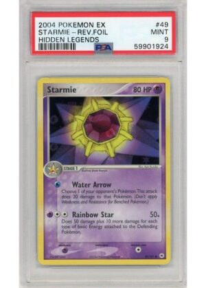 Starmie 49/101 Reverse Foil PSA 9