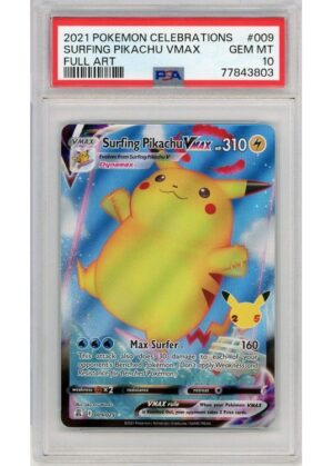 Surfing Pikachu VMAX 009/025 PSA 10