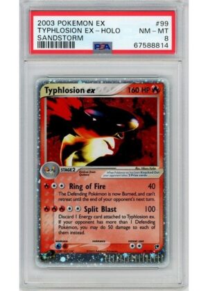 Typhlosion ex 99/100 PSA 8