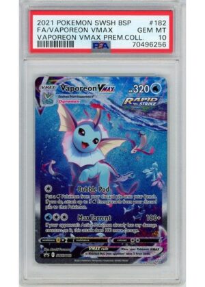 Vaporeon VMAX SWSH182 PSA 10