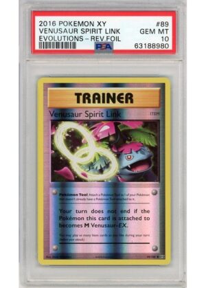 Venusaur Spirit Link 89/108 Reverse Foil PSA 10