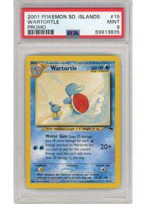 Wartortle 15/18 PSA 9