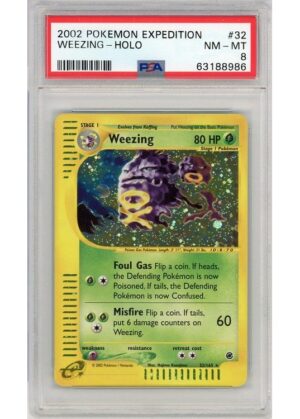 Weezing 32/165 PSA 8