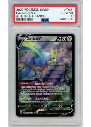 Zacian V TG21/TG30 PSA 10