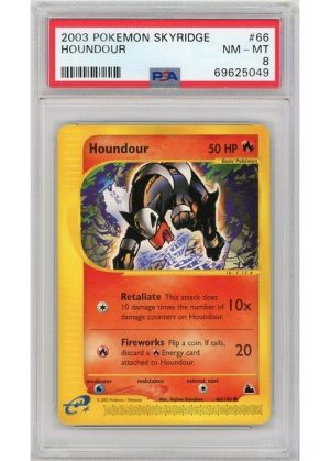 Houndour 66/144 PSA 8