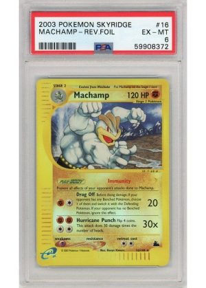 Machamp 16/144 Reverse Foil PSA 6