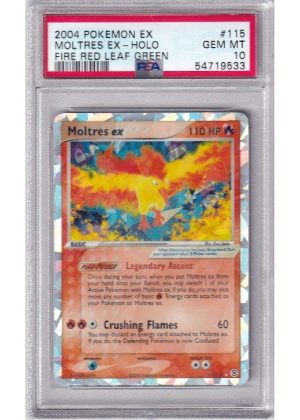 Moltres ex 115/112 PSA 10