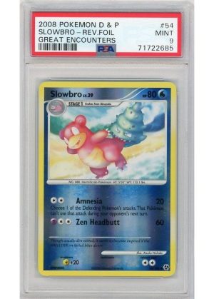 Slowbro 54/106 Reverse Foil PSA 9