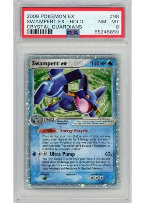 Swampert ex 98/100 PSA 8