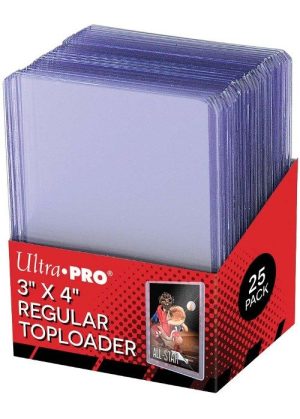 Toploader 3x4 Regular 25 stk. top-loading (76x103mm) - Ultra Pro