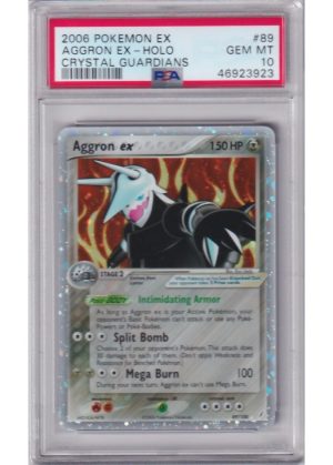 Aggron ex 89/100 PSA 10