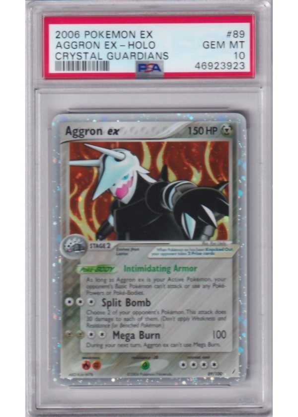 Aggron ex 89/100 PSA 10