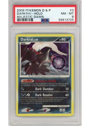 Darkrai 3/100 PSA 8