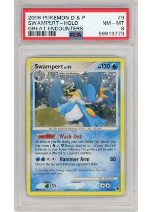 Swampert 9/106 PSA 8
