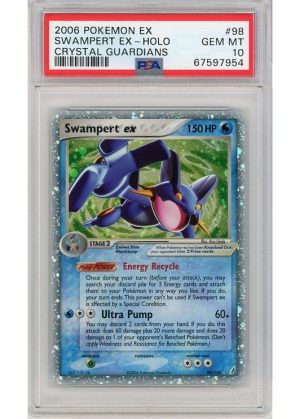 Swampert ex 98/100 PSA 10
