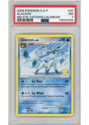 Glaceon Snowflake Stamp 20/100 PSA 7