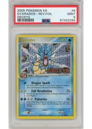 Gyarados 8/107 Reverse Foil PSA 9