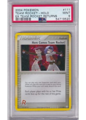 Here Comes Team Rocket! 111/109 PSA 9