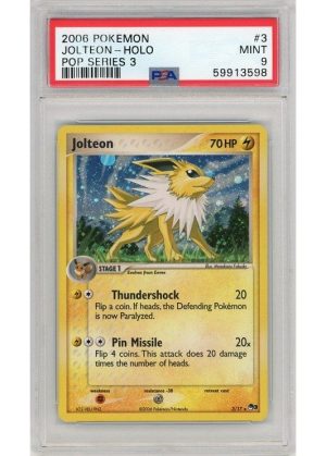 Jolteon Cosmos Holo 3/17 PSA 9