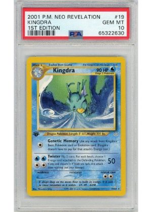 Kingdra 19/64 1st Edition PSA 10