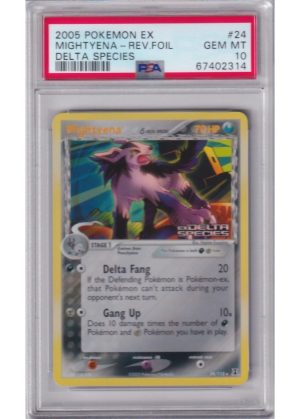 Mightyena &delta; 24/113 Reverse Foil PSA 10